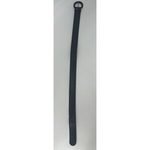 Chaps Vintage 36" Belt Black Genuine Leather‎ Embossed Crocodile Pattern 1-7/8"